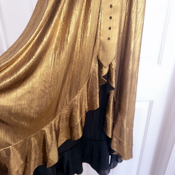 Retrofête Wayne belted metallic maxi dress - Picture 5 of 6